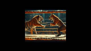 Tiger 🐅 vs Fox wwe fight tiger ytshorts shorts [upl. by Lissak994]