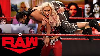 Ricochet amp Dana Brooke vs SLAPJACK amp RECKONING – Mixed Tag Team Match Raw Dec 7 2020 [upl. by Ciccia502]