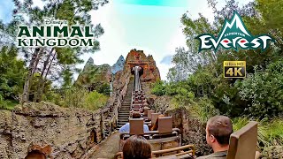 Expedition Everest Roller Coaster On Ride 4K POV Disneys Animal Kingdom 2024 03 05 [upl. by Darraj224]