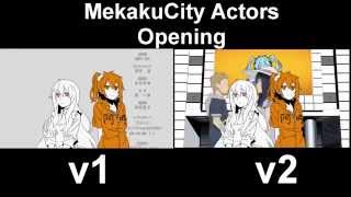 Mekaku City Actors OP v1v2 [upl. by Claudine]