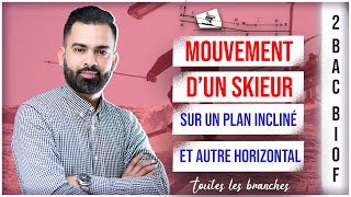 2 BAC BIOF  Les lois de NEWTON  Mouvement sur un plan [upl. by Nnire]