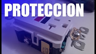 Tomacorriente con Proteccion electricidad [upl. by Rednas]