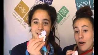 Meet Delfina And Euge Nanjing 2014 Athlete in Hockey [upl. by Nikos]