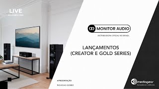 Live Mediagear  LANÇAMENTOS da MONITOR AUDIO CREATOR e GOLD SERIES [upl. by Liamsi]