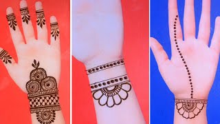 New simple mehndi design New stylish latest mehndi design mehndi mehandiMehndi ka design mehdi [upl. by Agem39]