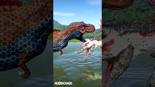 RELEASE CAPTAIN KING SHARK amp MUTANT SPINOSAURUS amp KING TREX on ISLA NUBLAR Jurassic World Battle [upl. by Lonyer]