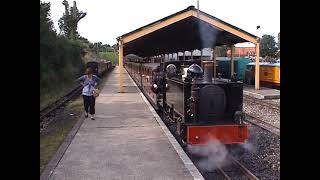 20180716 No 8 Departs on the Bure Valley Railway [upl. by Hancock676]