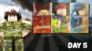 I created a Roblox Army in 7 Days  Day 5 [upl. by Apilef]