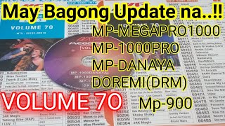 Bagong Update  VOL70 CD  MEGAPRO  KARAOKE  regzZ VT official [upl. by Udale]