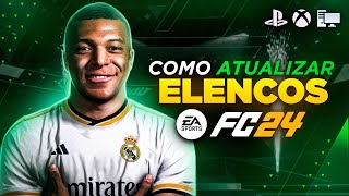 Como ATUALIZAR os ELENCOS do FIFA 24 MANUALMENTE  PS4PS5Xbox OneSeriesPC ✅ [upl. by Naenaj314]