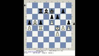 Gdanski Jacek vs Adams Michael  Oakham YM Chess 1988 England [upl. by Melgar]