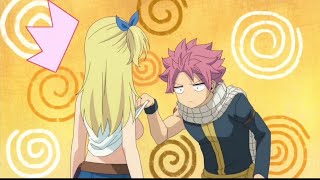 Natsu taking a Peek at Lucys  🤣  NatsuLucy Funny Moments fairytail anime [upl. by Odella224]