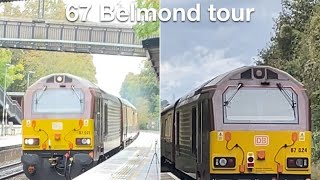 Class 67s going through keynsham [upl. by Reahard]