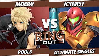 Ring Out  Moeru Cloud Vs IcyMist Samus Smash Ultimate  SSBU [upl. by Lind]