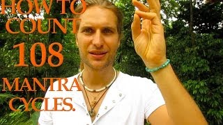 MANTRA  How to count 108 MANTRACYCLES without a Mala or Rosary [upl. by Niwde]