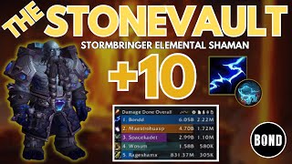 The Stonevault 10  Stormbringer Elemental Shaman  TWW 1102 Season 1 Week 1 [upl. by Esilahc]