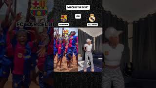 VISCA BARÇA Vs HALA MADRID Pt 26 shorts dance music halamadrid viscabarça laliga [upl. by Ahsinotna]