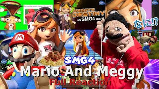 SMG4 Mario And Meggy Videos Full Reaction [upl. by Biamonte]