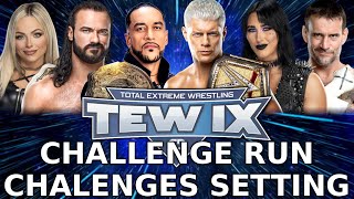 TEW IX  New Universe Challenge Run Challenge Setting [upl. by Voss929]