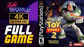 Toy Story 2 Buzz Lightyear to the Rescue PS1  Playstation Longplay  No Commentary 4K [upl. by Ittak]