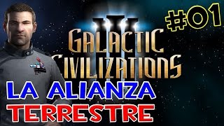 GALACTIC CIVILIZATIONS 3 GAMEPLAY EN ESPAÑOL  LA ALIANZA DE LA TIERRA 01 [upl. by Guibert]