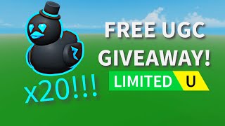 FREE UGC Limited Giveaway Rolimons Duck  Roblox [upl. by Lail]