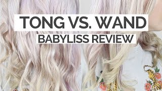 Babyliss Curling Tong VS Curling Wand  REVIEW [upl. by Maida]