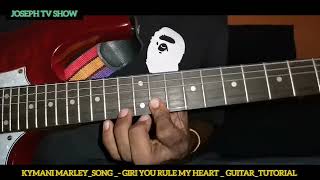 Kymani Marley Giri You Rule My Heart  GuitarTutorial [upl. by Urbannai878]