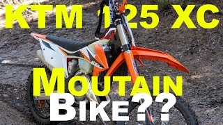 Can the 2021 KTM 125 XC do MOUNTAINS [upl. by Budde]