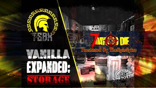 7 Days to Die  Vanilla Expanded Storage  Mod Showcase  Alpha 19 2 [upl. by Raffaello]