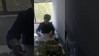 Zeytin yağlı yaprak sarması 🍽️🥰 [upl. by Oiralih]