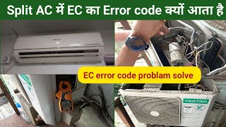 How to Solve EC Error Problem in Split AC  EC Error code  Excel Cool  Step By Step [upl. by Felecia342]