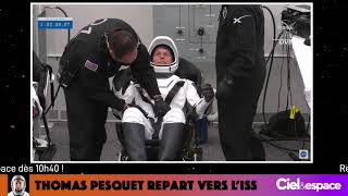 Replay  Décollage de Thomas Pesquet vers lISS [upl. by Cornish]