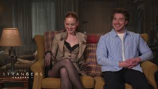 Madelaine Petsch and Froy Gutierrez horror stories romance and jump scares for The Strangers Cha [upl. by Ttehr]