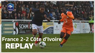 U16  France  Côte dIvoire 22 en replay [upl. by Akeem554]