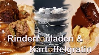 Rinderrouladen mit Kartoffelgratin DOUBLEDUTCH  12  Foodfellas [upl. by Enilrae]