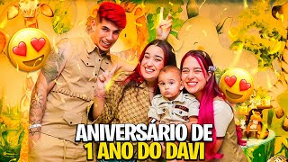 ANIVERSÁRIO DE 1 ANO DO DAVI mostrei tudo [upl. by Francie]