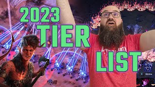 La Tiers List des jeux testés en 2023 [upl. by Rashida]