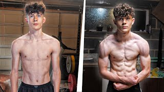 My Best Friends Insane 30 Day Body Transformation from Skinny to Muscular [upl. by Adnuahs621]