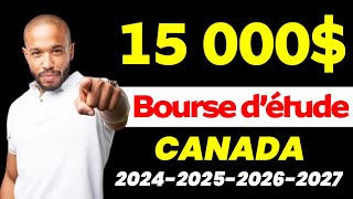 Bourse détude supérieure au Canada Entièrement financé pour étudiant étranger 2024202520262027 [upl. by Repotsirhc456]