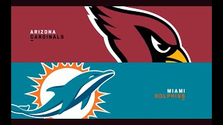 Game Highlights Arizona Cardinals vs Miami Dolphins NFL 2024 season Week 8 [upl. by Nyletac]