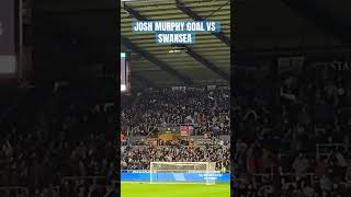 POMPEY FANS GO MENTAL CELEBRATING JOSH MURPHY GOAL VS SWANSEA portsmouthfc [upl. by Elleuqar523]