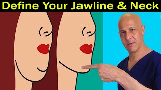 Proven Exercises for a Firm Defined Jawline amp Neck  Dr Mandell [upl. by Eilsew]