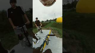 Wylądowałem bez rąk na bmxie 🤯 bike bmx bmxtricks bicycle gopro pov fun viral shorts mtb [upl. by Kcirdlek]