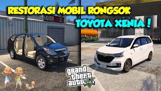 MISI EPIC DI GTA V RESTORASI MOBIL RONGSOK JADI BALAP DAIHATSU XENIA  GTA 5 MOD UPIN amp IPIN [upl. by Arataj7]