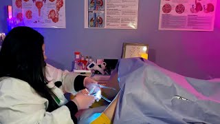 ASMR  Women’s Wellness Exam Visiting the Gynecologist for Breast Pelvic amp Foot Health [upl. by Enahpad]