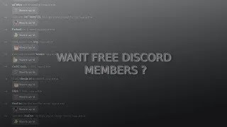 How To Get Free Discord Members in 2024 gg authbot [upl. by Norvil132]