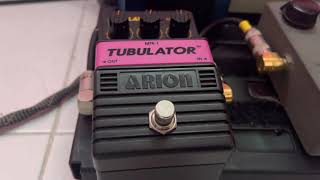 Arion Tubulator Mod True bypass and Jrc 4558d vintage [upl. by Yendahc231]