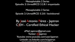 Metasploitable 2 Series  Episode 2  UnrealIRCD 3281 backdoored  CVE 20102075 [upl. by Agle612]