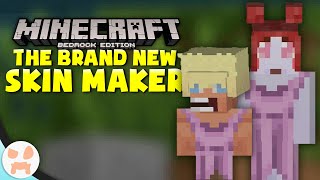 Minecraft Bedrock has a BRAND NEW SKIN CREATOR [upl. by Sande]